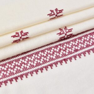 "Khaddi Shawl CS-108 Off White"