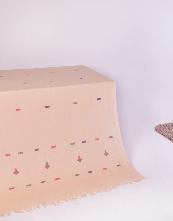 "Khaddi Shawl-1 Pink" - Image 2