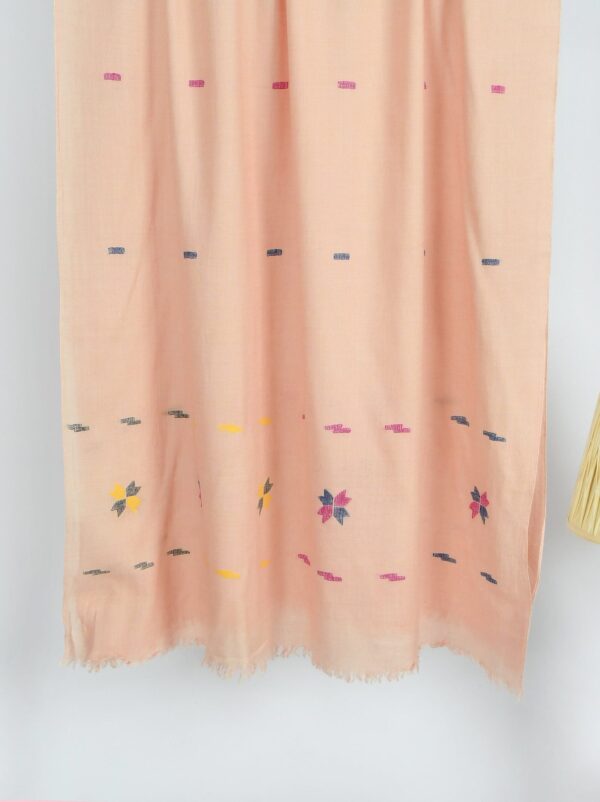 "Khaddi Shawl-4 Pink" - Image 3